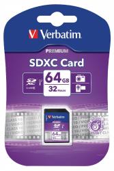 Minneskort Verbatim SDXC SC10 (64GB)