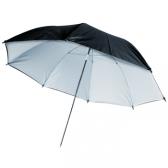 Paraply 36" svart/vit för studiofoto