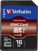 Minneskort Verbatim SDHC 16GB