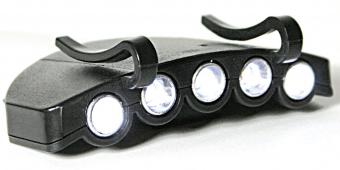 Kepslampa LED med fem ljusdioder