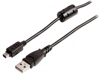 USB-kabel 2m f&ouml;r Fujifilm &amp; Nikon
