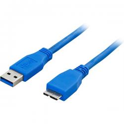USB 3.0 kabel, Typ A ha - Typ Micro B ha, 2m (2m)