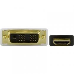 HDMI-kabel till DVI, 19-pin ha-DVI-D Single Link 19-pin ha v1.3