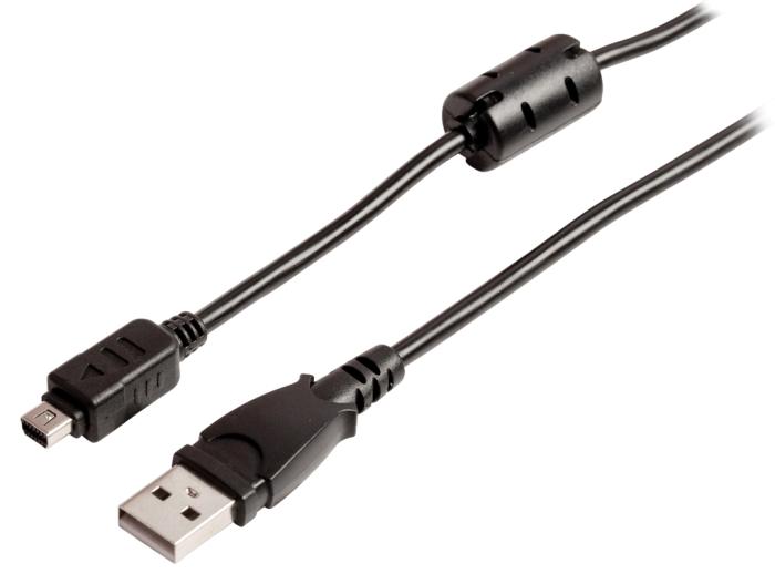 USB-kabel 2m för Nikon och Fujifilm