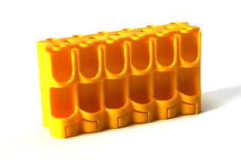 Batterif&ouml;rvaring Powerpax 12 AA (Gul)