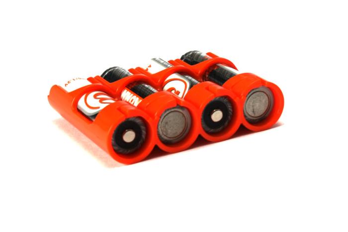 Batteriförvaring Powerpax 4 AA-batterier
