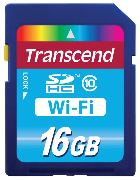Transcend Wi-Fi SDHC 16GB, SC10