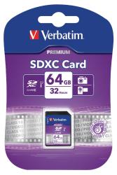 Minneskort Verbatim SDXC SC10 (64GB)