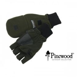 Fleecehandske Pinewood med huva (M-L)