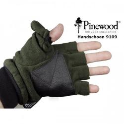 Fleecehandske Pinewood med huva (M-L)