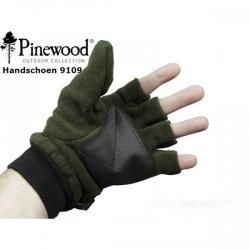 Fleecehandske Pinewood med huva (M-L)