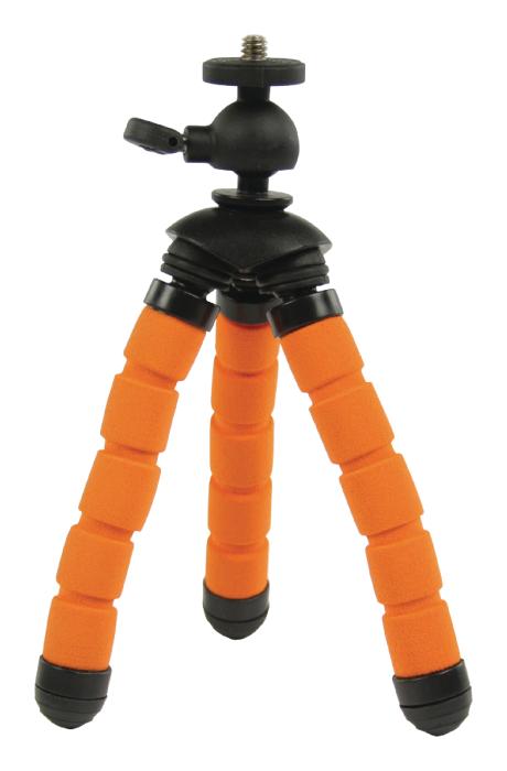 Flexibelt kamerastativ, femdelat.