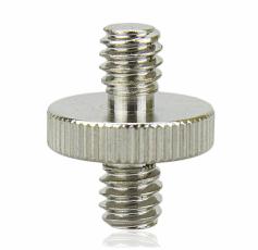 Adapter mellan stativgänga 1/4'' och 1/4''