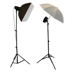 Studioblixt, set 2x 150W