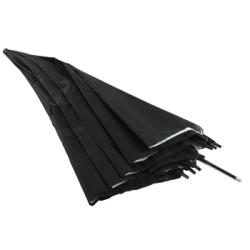 Paraply 36&quot; svart/vit