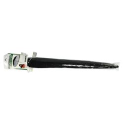 Paraply 36&quot; svart/vit