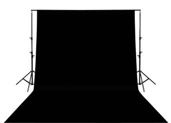 Studiobakgrundskit, 3,7x3m inkl 2 bakgrunder