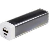 Powerbank 2600mAh, vit och svart
