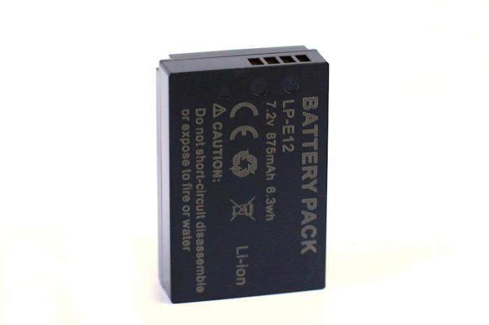 Ersättningsbatteri för Canon LP-E12