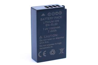 Kamerabatteri, ersättningsbatteri för Nikon EN-EL20
