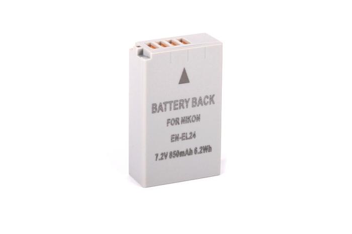 Kamerabatteri, ersättningsbatteri för Nikon EN-EL24