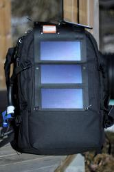 Solpanel f&ouml;r USB-laddning (Svart)