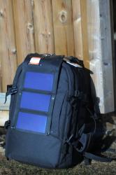 Solpanel f&ouml;r USB-laddning (Svart)