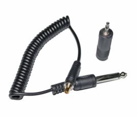 Anslutningskabel PC-sync - 6.35mm och 3.5mm