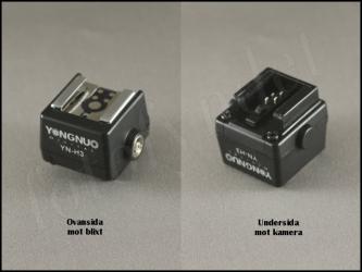 Blixtskoadapter/synkuttag YongNuo YN-H3
