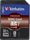 Minneskort Verbatim SDHC 8GB