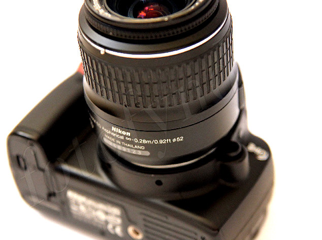 UV-filter på Nikon-kamera